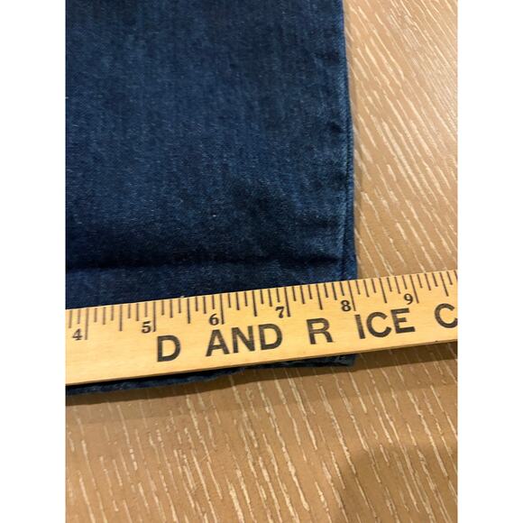 Banana Republic Jeans Women 30 Dark Wash Ultra High Rise Barrel Leg Button Fly - Picture 10 of 10